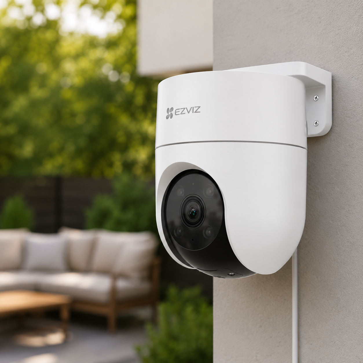 Cámara WiFi EZVIZ H8c Pro 4K para Exterior con Seguimiento Inteligente