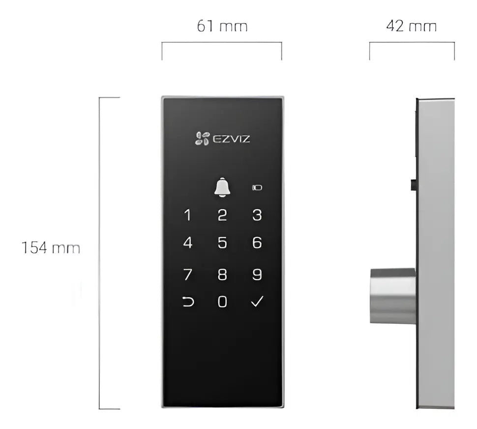 Cerradura Inteligente EZVIZ DL03 - Seguridad y Control sin Llaves.