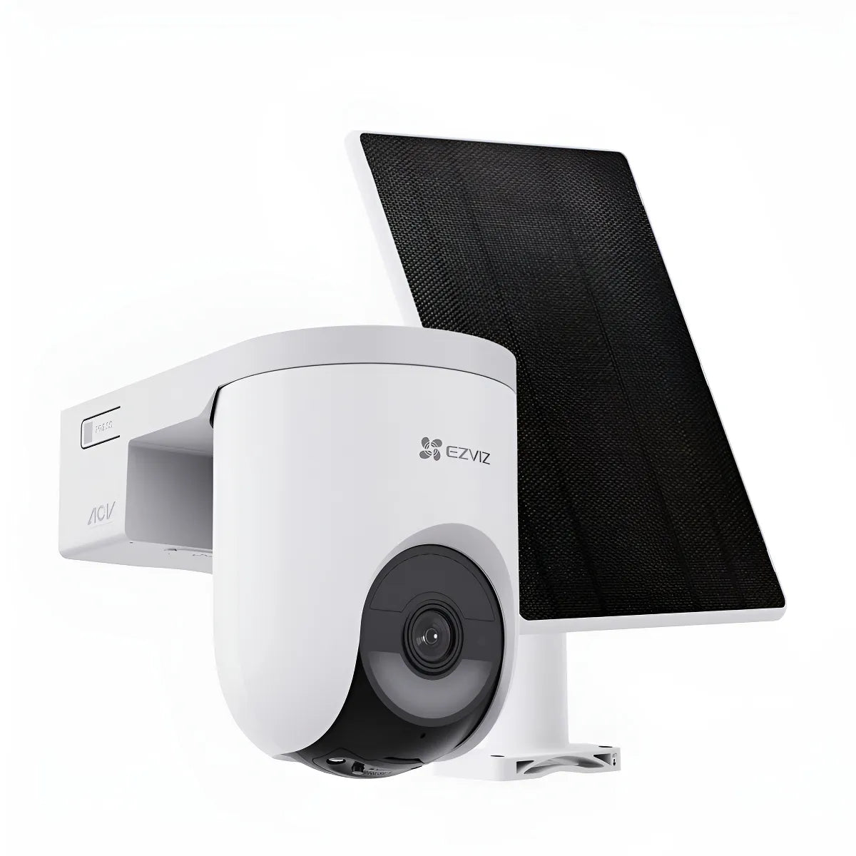 Kit de Seguridad Solar 360° (Cámara EZVIZ + Panel Solar + Memoria 64GB).