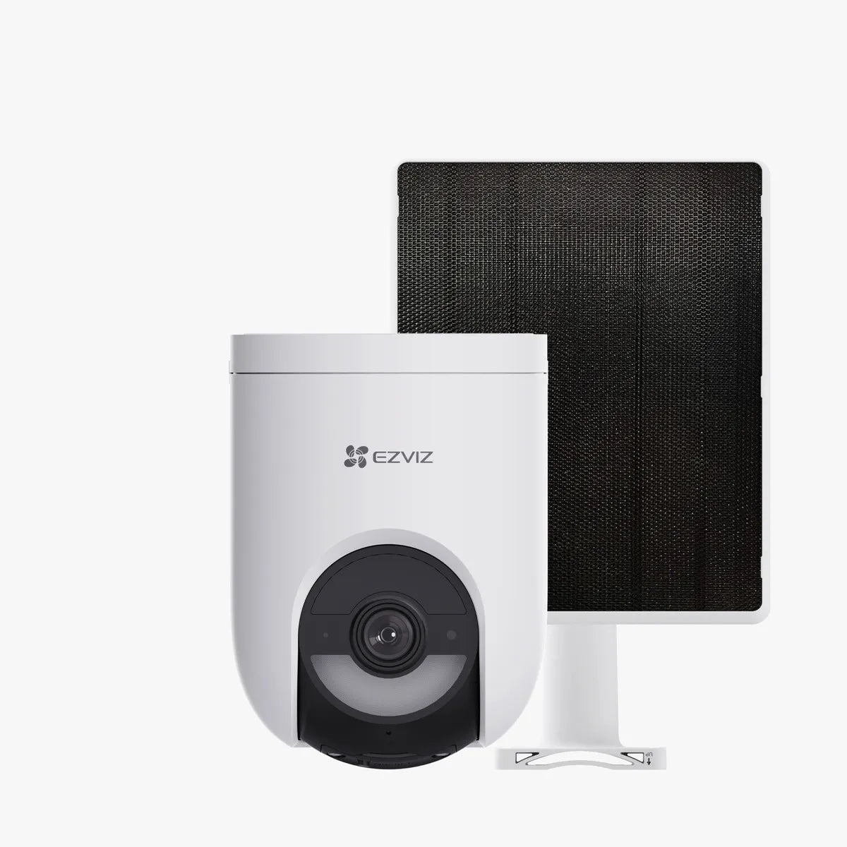 Kit de Seguridad Solar 360° (Cámara EZVIZ + Panel Solar + Memoria 64GB).