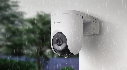 Kit de Seguridad Solar 360° (Cámara EZVIZ + Panel Solar + Memoria 64GB).